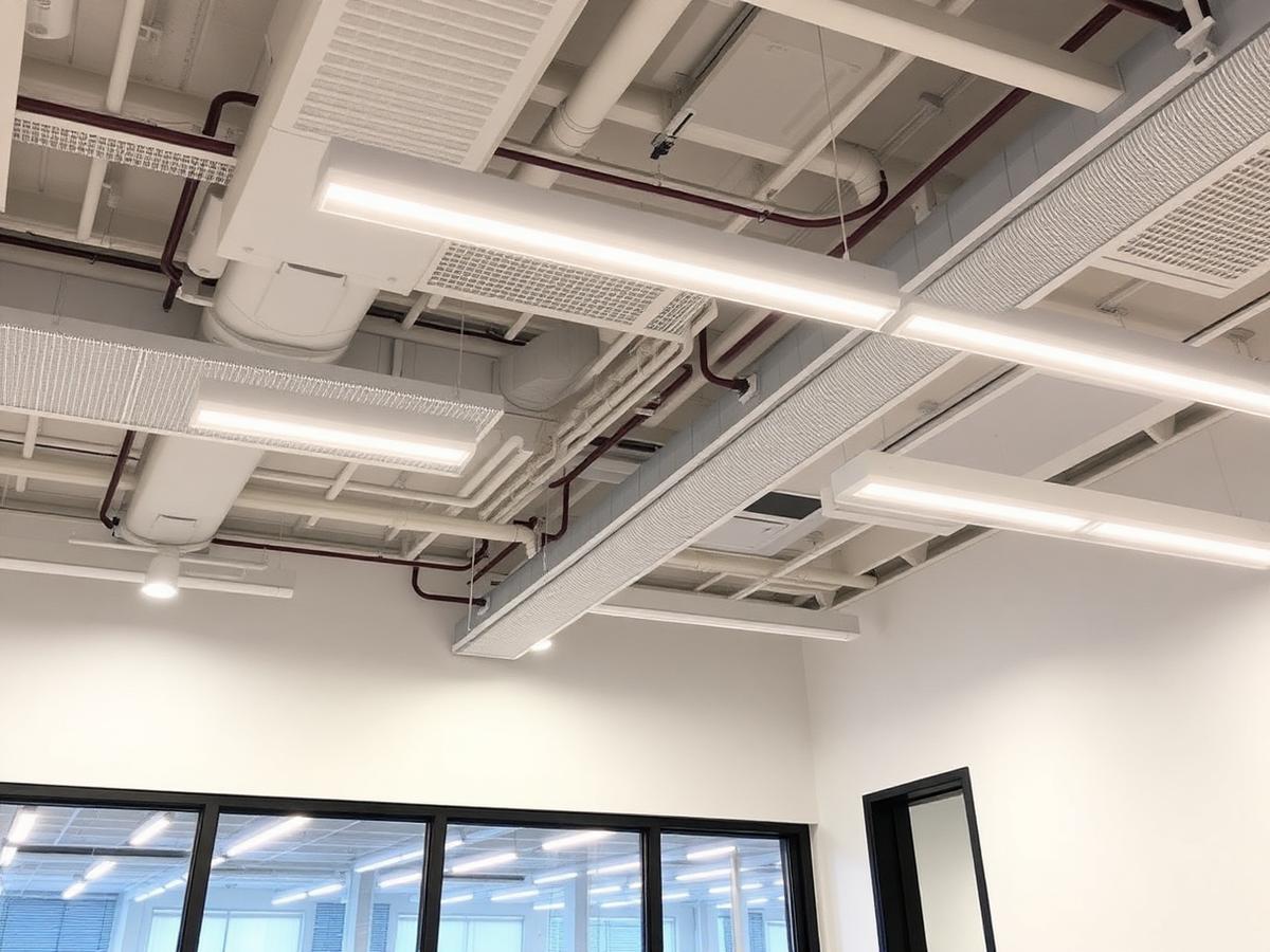 Commercial LED lighting fit-out, Orange